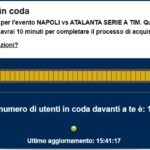 Napoli-Atalanta: vendita dei biglietti da venerdì