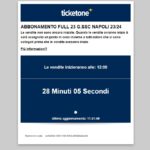 Abbonamenti Napoli: TicketOne crea evento online unico per le 5 fasi