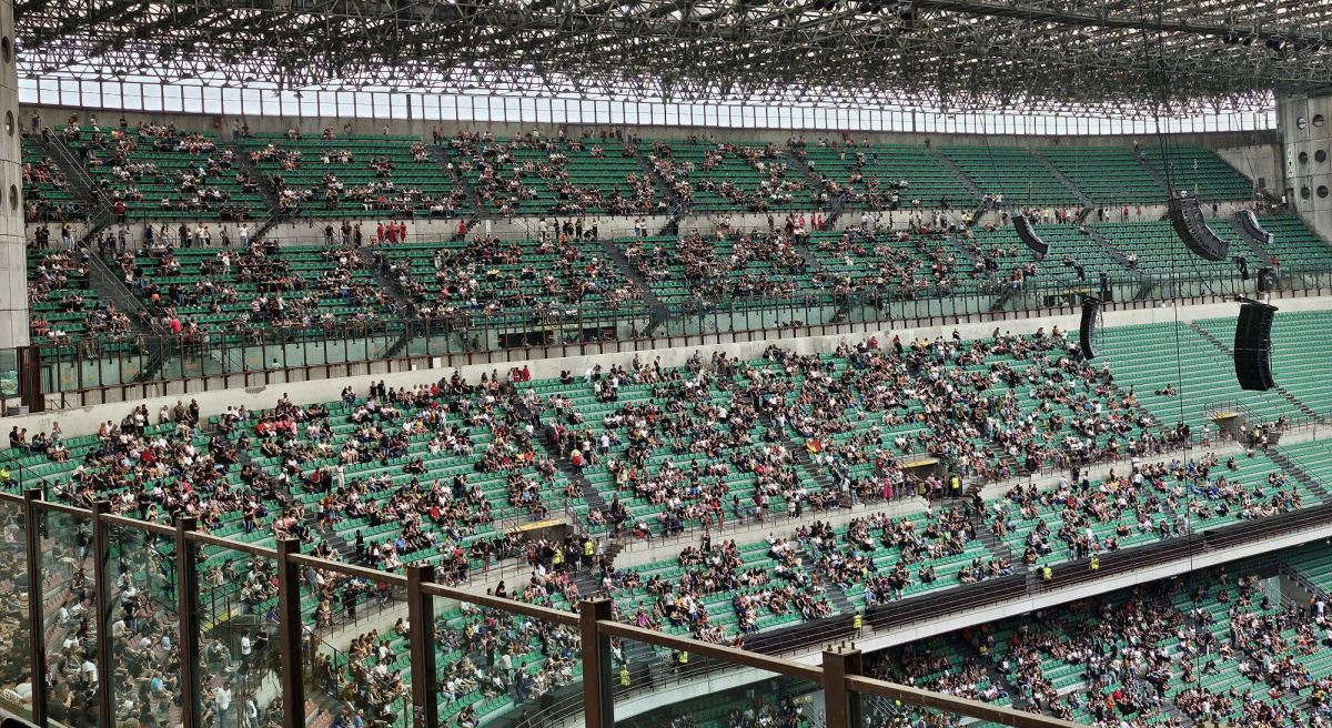 Stadio San Siro Terzo Verde Milano Azzurra